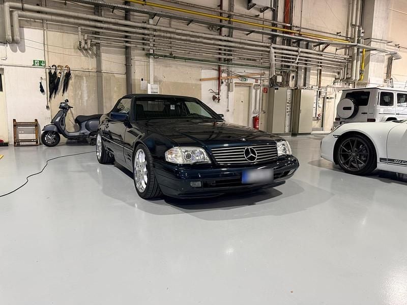 Gebraucht Mercedes SL320 231 PS (169 kW) 1997 Blau Cabrio