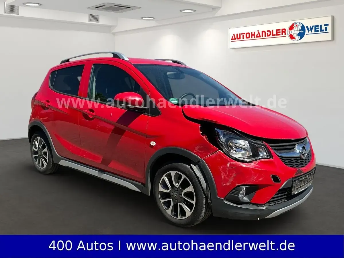Gebraucht Opel Karl Rocks 75 PS (55 kW) 2018 Rot Kleinwagen