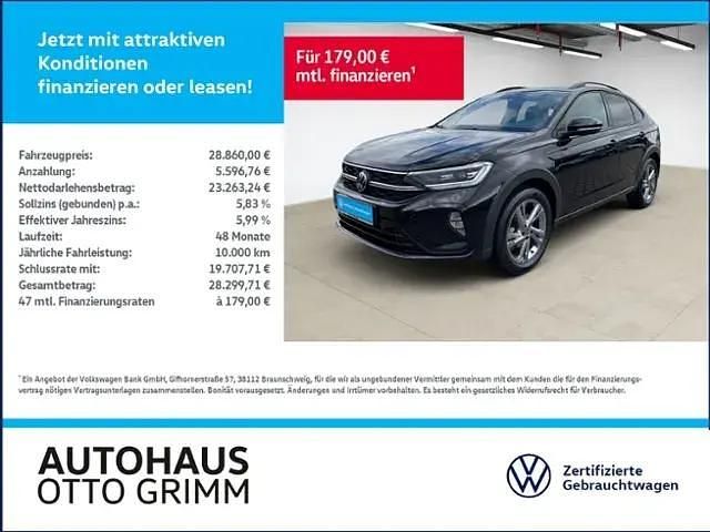 Schwarz Gebraucht 2024 VW Taigo R-line SUV | 28.860 € (Etwas zu teuer) - Bild 1/4