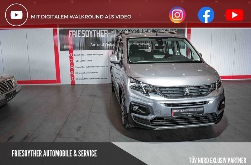 Grau Gebraucht 2019 Peugeot Rifter Allure Van / Kleinbus | 15.990 € (Guter Preis) - Bild 1/4