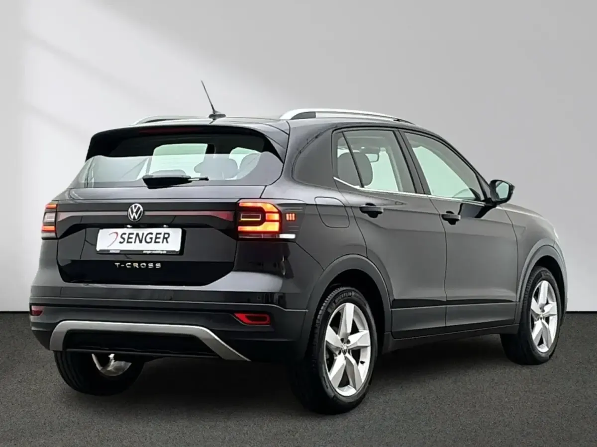 Gebraucht VW T-Cross Style 110 PS (80 kW) 2021 Schwarz SUV