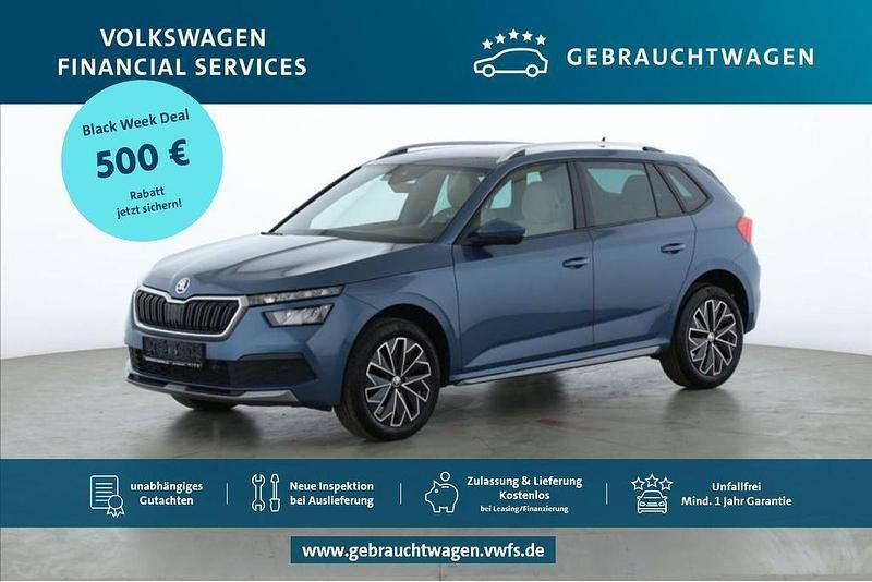 Blau Gebraucht 2021 Skoda Kamiq Style SUV | 19.139 € (Fairer Preis) - Bild 1/4