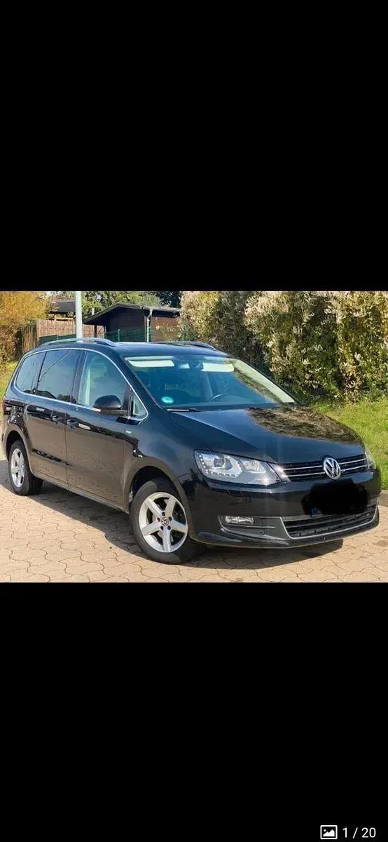 Second-hand VW Sharan 140 CP (102 kW) 2013 Negru Monovolum