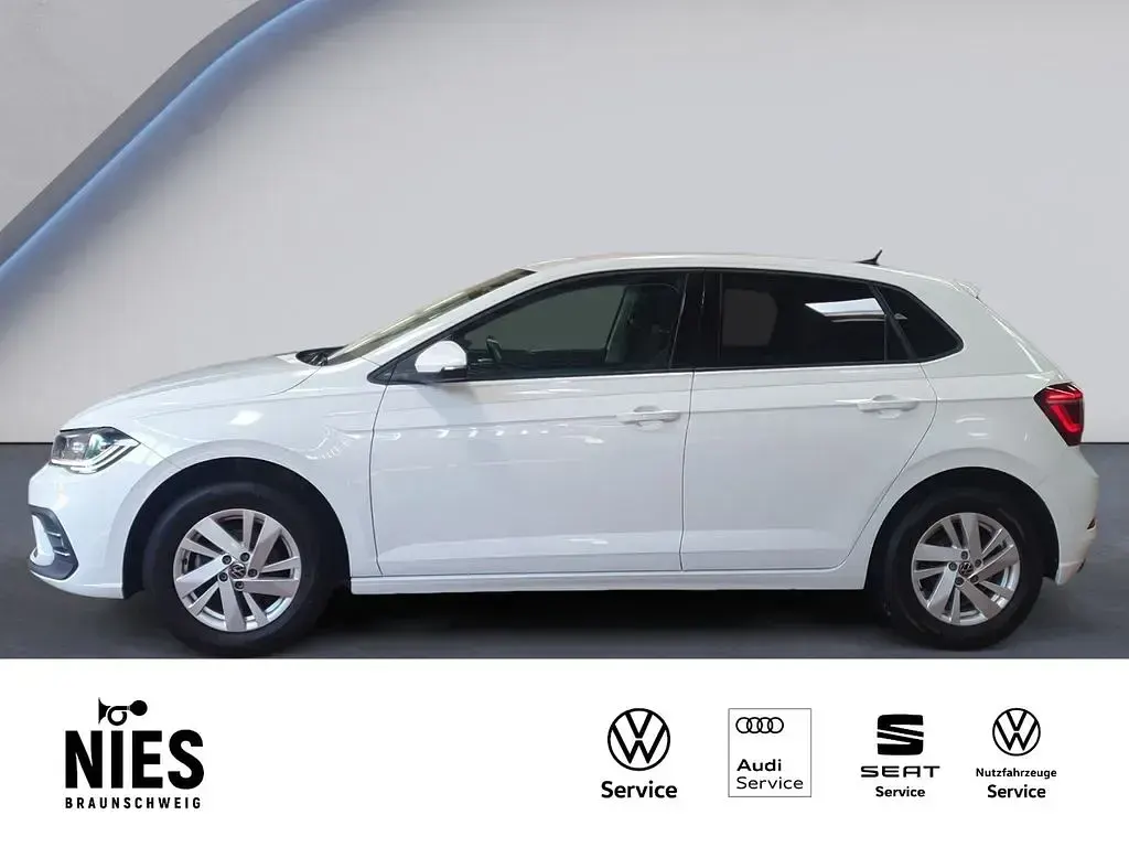 Gebraucht VW Polo Style 95 PS (69 kW) 2023 Weiß Kleinwagen