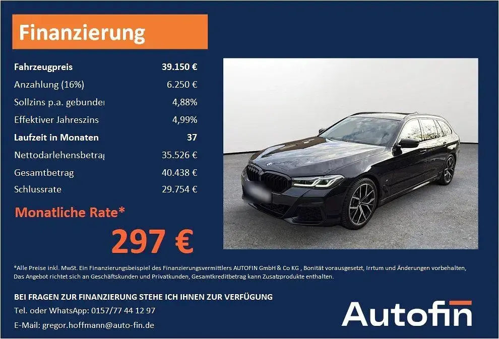 Gebraucht BMW 540 340 PS (250 kW) 2020 Schwarz Kombi