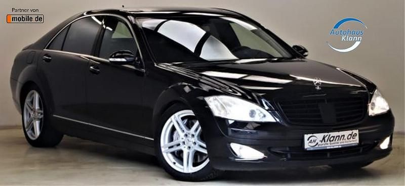 Obsidianschwarz metalliclack Gebraucht 2009 Mercedes S600L Limousine | 24.999 € - Bild 1/4