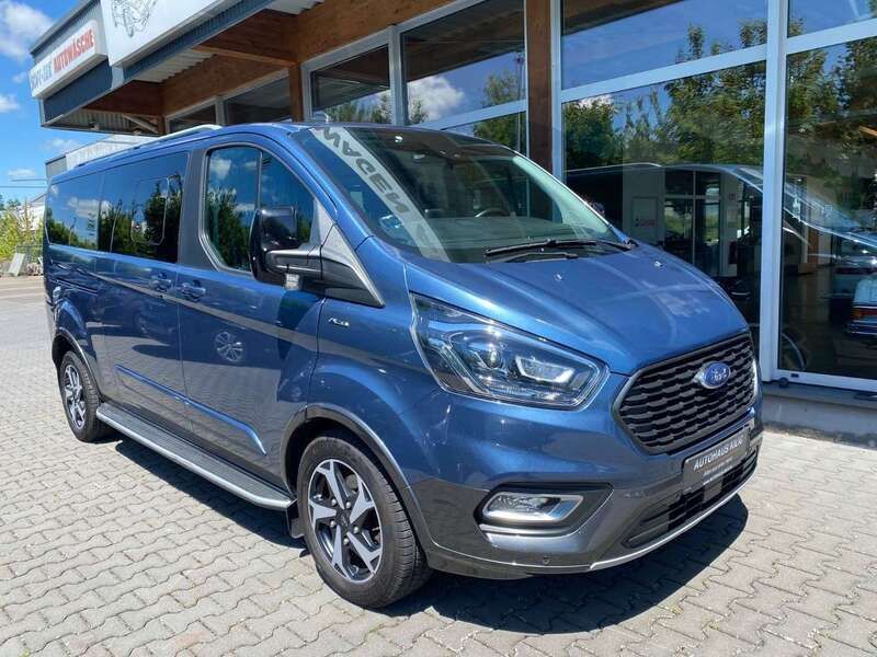 Blau Gebraucht 2021 Ford Tourneo Custom Active Van / Kleinbus | 34.990 € (Fairer Preis) - Bild 1/3