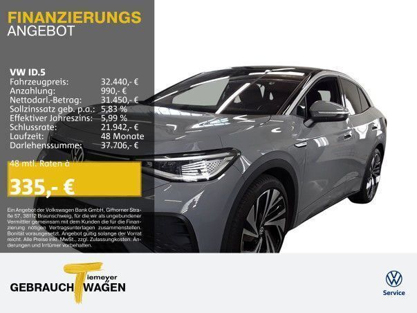 Grau Gebraucht 2022 VW ID.5 Pro Performance SUV | 31.880 € (Fairer Preis) - Bild 1/4