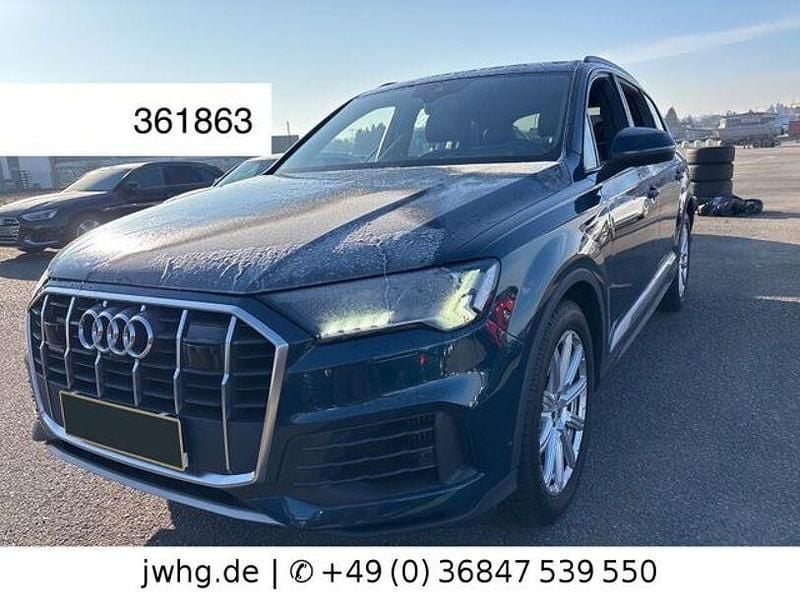 Blau Gebraucht 2021 Audi Q7 Comfort SUV | 41.450 € (Superpreis) - Bild 1/4