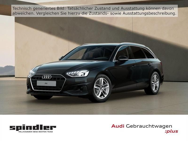 Mythosschwarz metallic Gebraucht 2024 Audi A4 Basis Kombi | 34.980 € (Etwas zu teuer) - Bild 1/4