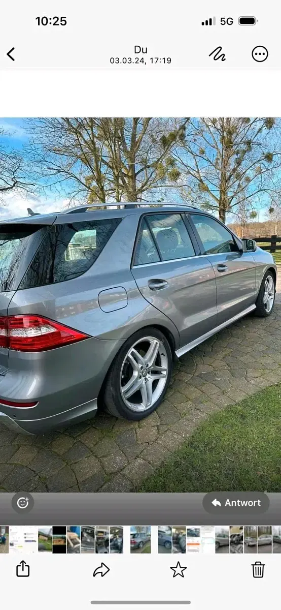 Gebraucht Mercedes ML350 258 PS (189 kW) 2012 Grau SUV