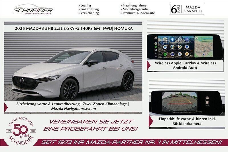 Ceramic Neu 2025 Mazda 3 Homura-Line Limousine | 25.989 € (Guter Preis) - Bild 1/4