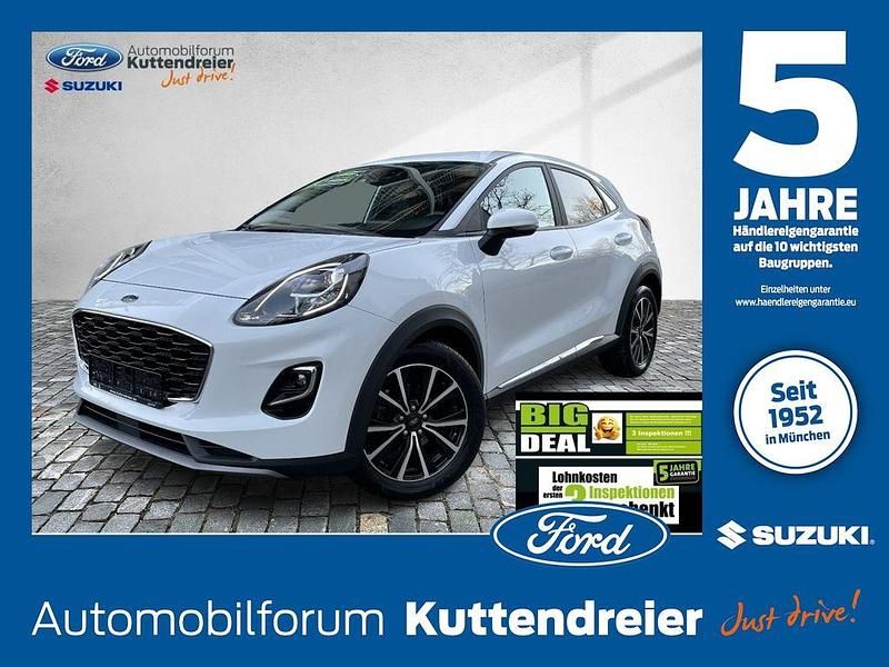 Frostweiß Gebraucht 2022 Ford Puma Titanium SUV | 16.970 € (Guter Preis) - Bild 1/3