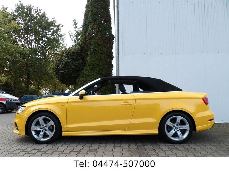 Gelb Gebraucht 2017 Audi A3 Cabriolet S-Line Cabrio | 19.390 € (Fairer Preis) - Bild 1/4