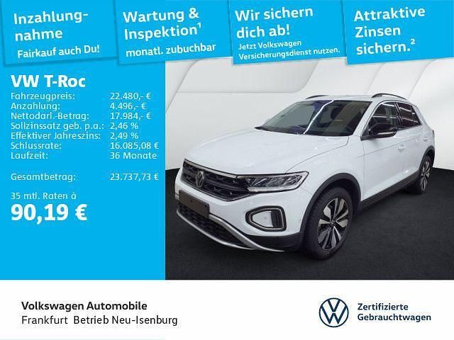 Pure white Gebraucht 2025 VW T-Roc Goal SUV | 22.480 € (Etwas zu teuer) - Bild 1/4