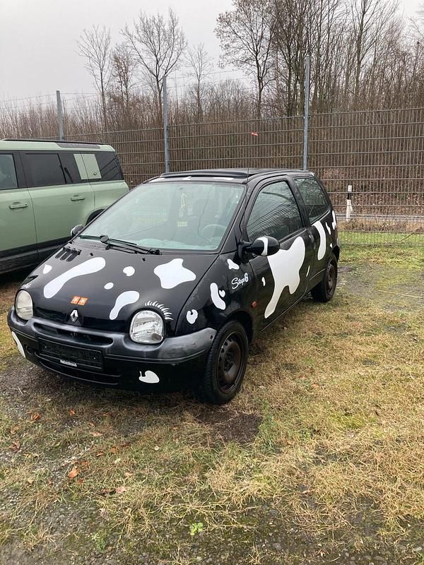 Schwarz Gebraucht 2000 Renault Twingo Kleinwagen | 650 € - Bild 1/4
