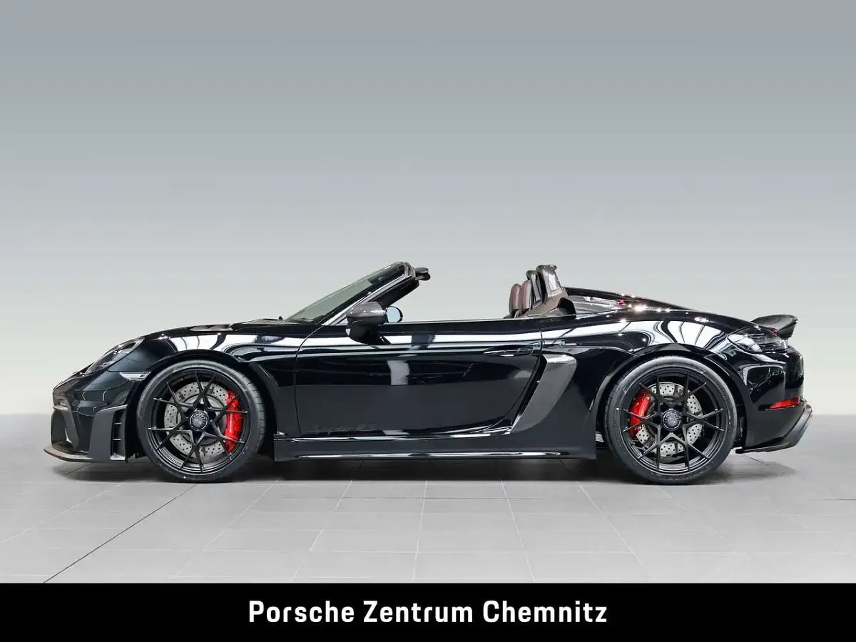 Neu Porsche 718 Spyder RS 500 PS (367 kW) 2026 Schwarz Cabrio