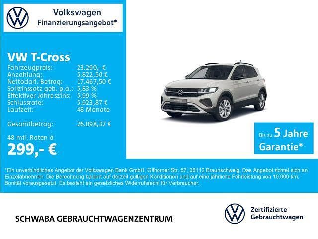 Grau Gebraucht 2025 VW T-Cross Goal SUV | 23.290 € (Fairer Preis) - Bild 1/4