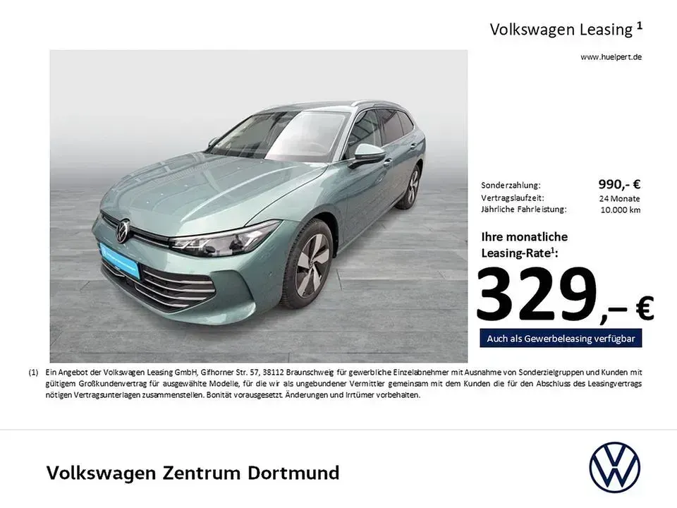 Gebraucht VW Passat Business 150 PS (110 kW) 2025 Maripositgrün metallic Kombi