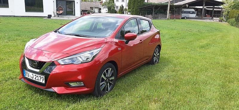 Rot Gebraucht 2018 Nissan Micra N-Way Kleinwagen | 9.500 € (Fairer Preis) - Bild 1/4