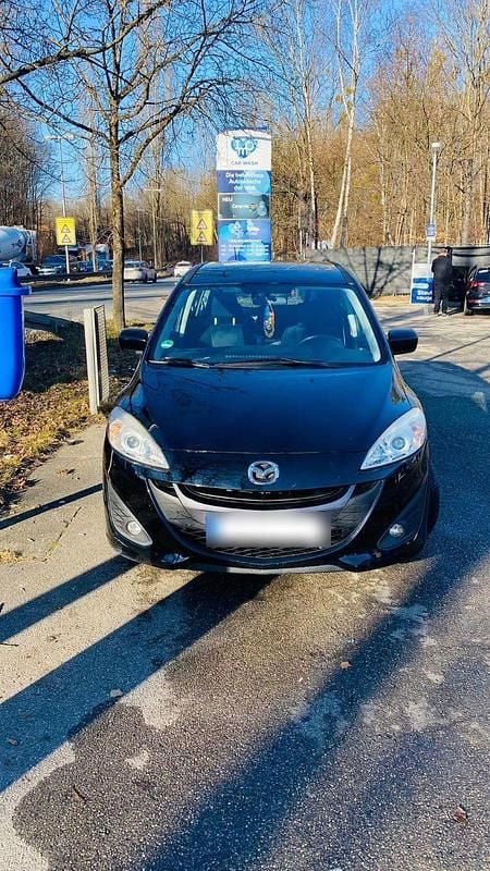 Gebraucht Mazda 5 Edition 116 PS (85 kW) 2012 Schwarz Van / Kleinbus