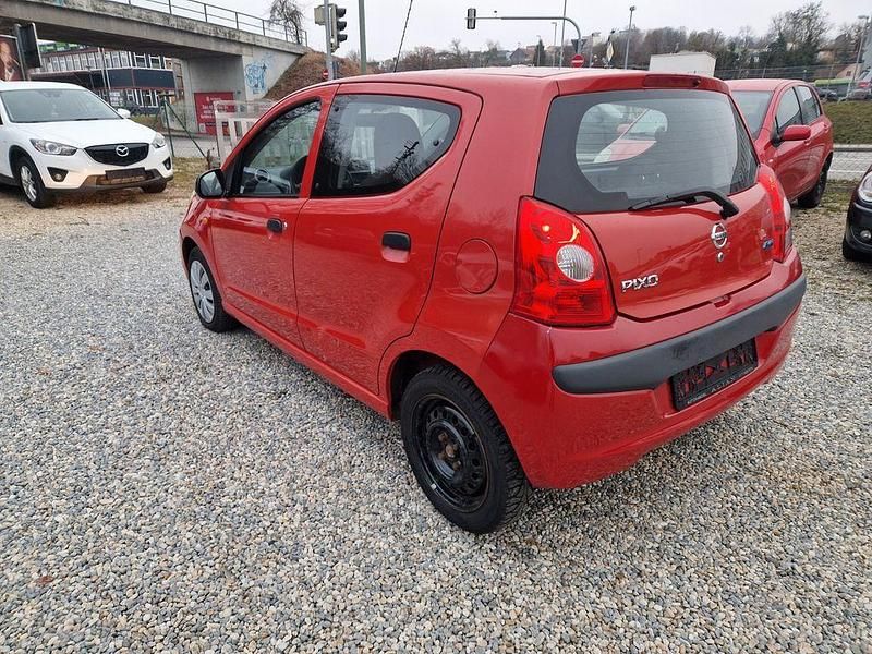 Gebraucht Nissan Pixo Visia 68 PS (50 kW) 2009 Rot Kleinwagen