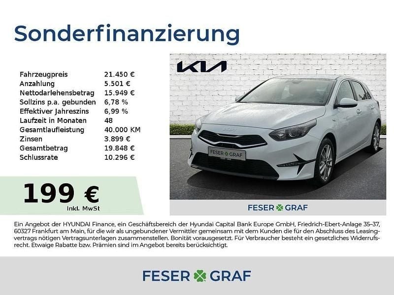 Gebraucht Kia Ceed Vision 140 PS (102 kW) 2025 Weiß Kleinwagen