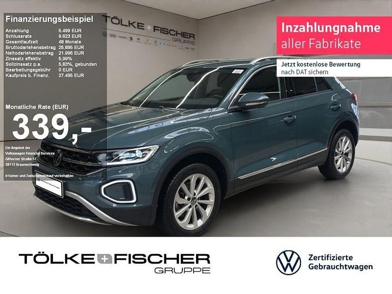 Gebraucht VW T-Roc Style 150 PS (110 kW) 2024 Petroleum blue (metallic) SUV