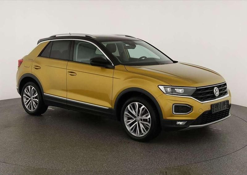 Kurkumagelb metallic Gebraucht 2018 VW T-Roc Sportline SUV | 24.171 € (Fairer Preis) - Bild 1/4