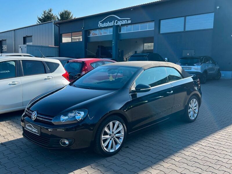 Schwarz Gebraucht 2011 VW Golf Cabriolet Cabrio | 7.399 € (Fairer Preis) - Bild 1/4