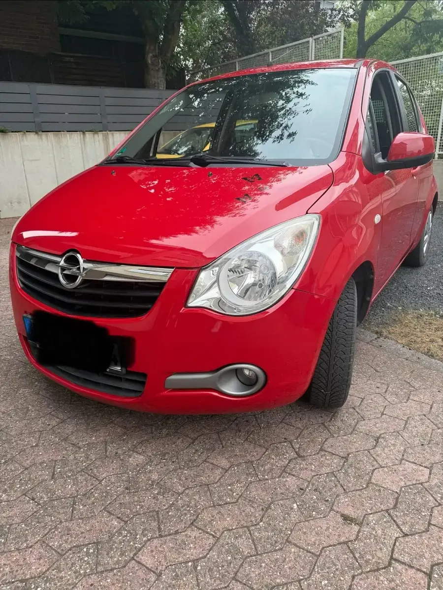 Gebraucht Opel Agila 2008 Rot Kleinwagen
