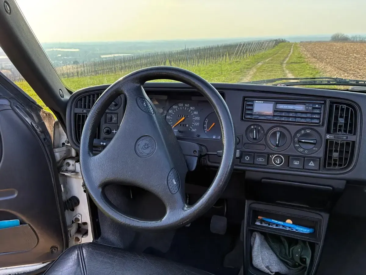 Gebraucht Saab 900 Cabriolet 141 PS (103 kW) 1992 Weiß Cabrio