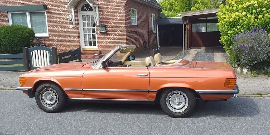 Gebraucht Mercedes SL280 185 PS (136 kW) 1980 Orange Cabrio