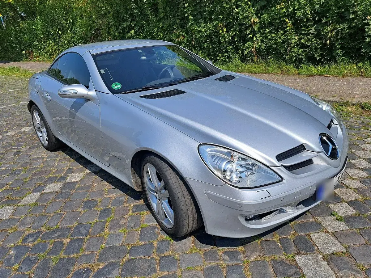 Gebraucht Mercedes SLK200 163 PS (119 kW) 2005 Silber Cabrio