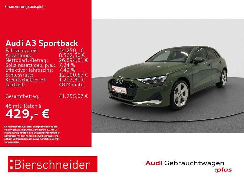 Usata Audi A3 Advanced 116 CV (85 kW) 2025 Verde Berlina