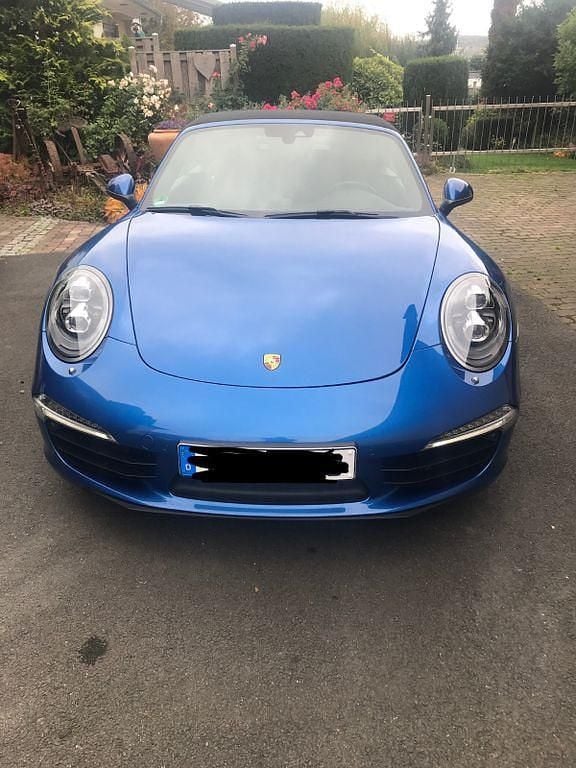 Blau Gebraucht 2015 Porsche 991 Cabrio | 97.800 € (Superpreis) - Bild 1/4