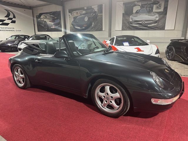 Grün Gebraucht 1995 Porsche 911 Carrera Cabriolet Cabrio | 58.993 € - Bild 1/4