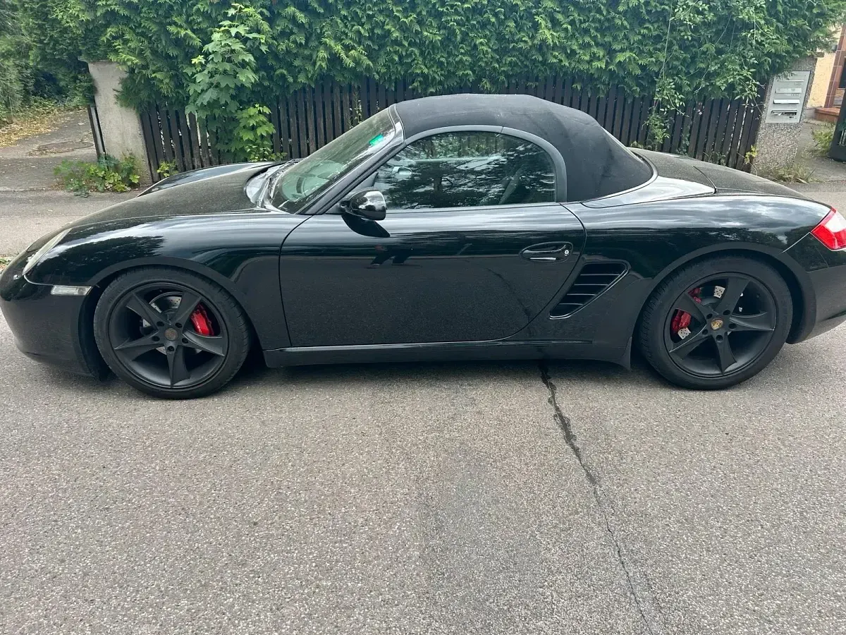 Gebraucht Porsche Boxster 240 PS (176 kW) 2006 Schwarz Cabrio