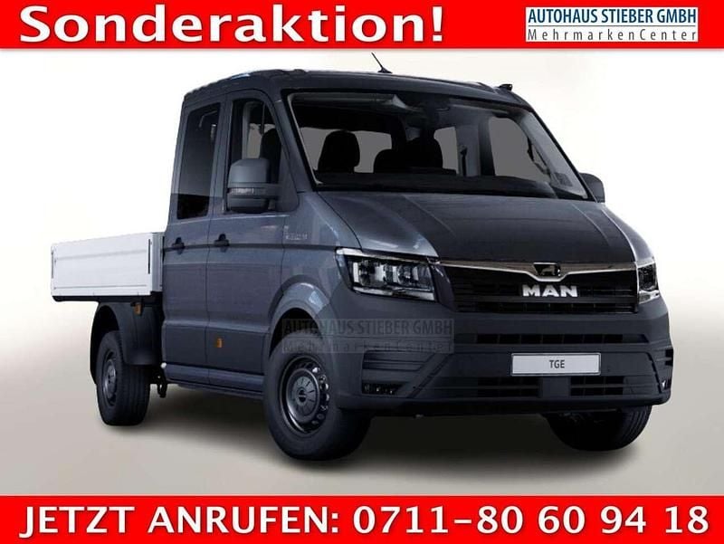 Neu MAN TGE 177 PS (130 kW) 2025 Deep black perleffekt Van