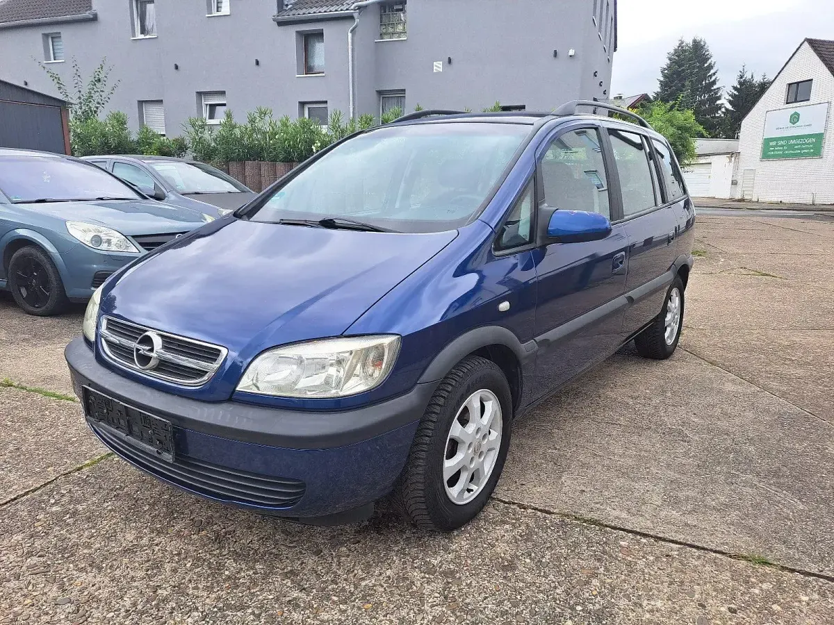 Gebraucht Opel Zafira 125 PS (91 kW) 2003 Blau Van / Kleinbus