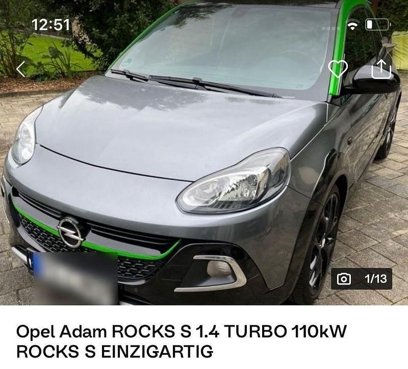 Grau Gebraucht 2019 Opel Adam Rocks Rocks S Kleinwagen | 13.931 € (Fairer Preis) - Bild 1/4