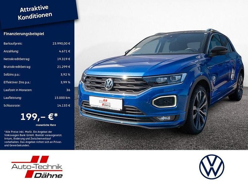 Ravennablau Gebraucht 2020 VW T-Roc Sport SUV | 23.990 € (Fairer Preis) - Bild 1/4