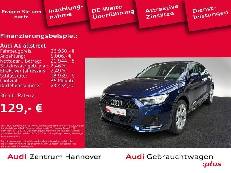 Gebraucht Audi A1 Ambiente 150 PS (110 kW) 2024 Navarrablau metallic Kleinwagen