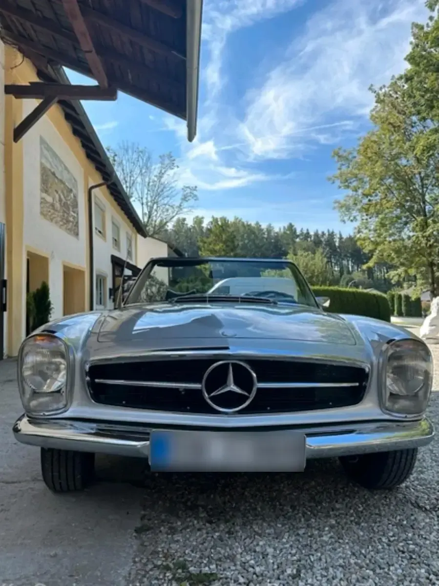 Gebraucht Mercedes SL280 170 PS (125 kW) 1969 Silber Cabrio
