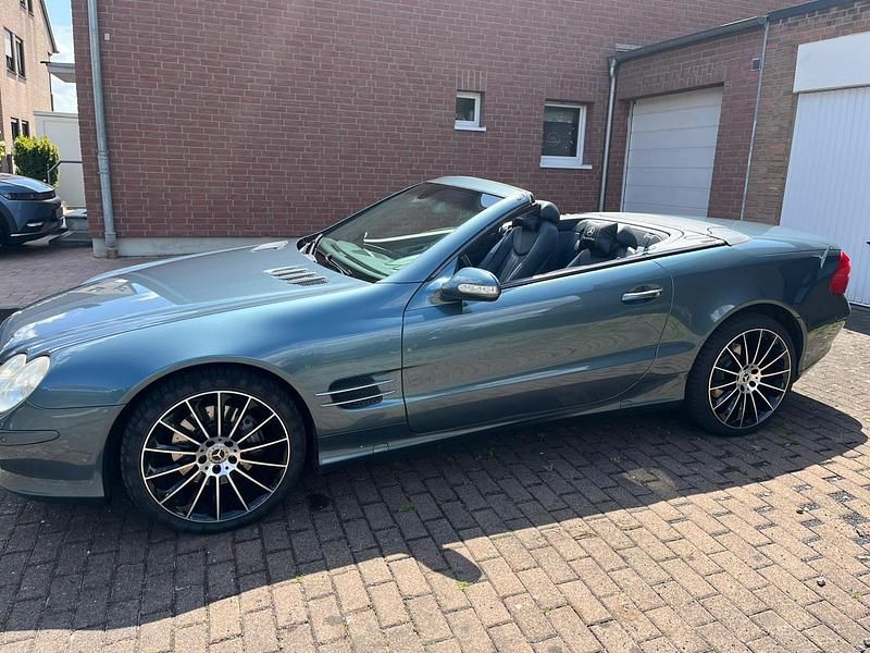 Blau Gebraucht 2002 Mercedes SL500 Cabrio | 10.000 € (Guter Preis) - Bild 1/4