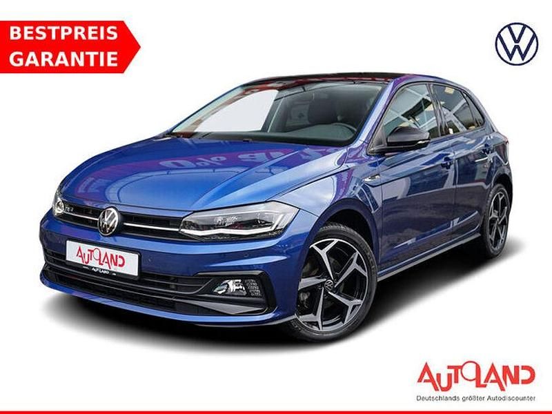 Reef blue metallic (metallic) Gebraucht 2021 VW Polo R-line Kleinwagen | 21.950 € (Etwas zu teuer) - Bild 1/4