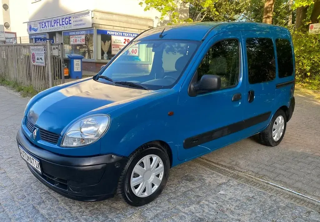 Gebraucht Renault Kangoo Expression 95 PS (69 kW) 2003 Blau Van / Kleinbus