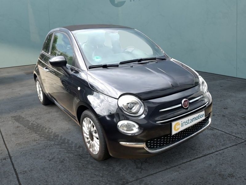 Schwarz Gebraucht 2021 Fiat 500C Dolcevita Cabrio | 15.490 € (Fairer Preis) - Bild 1/3