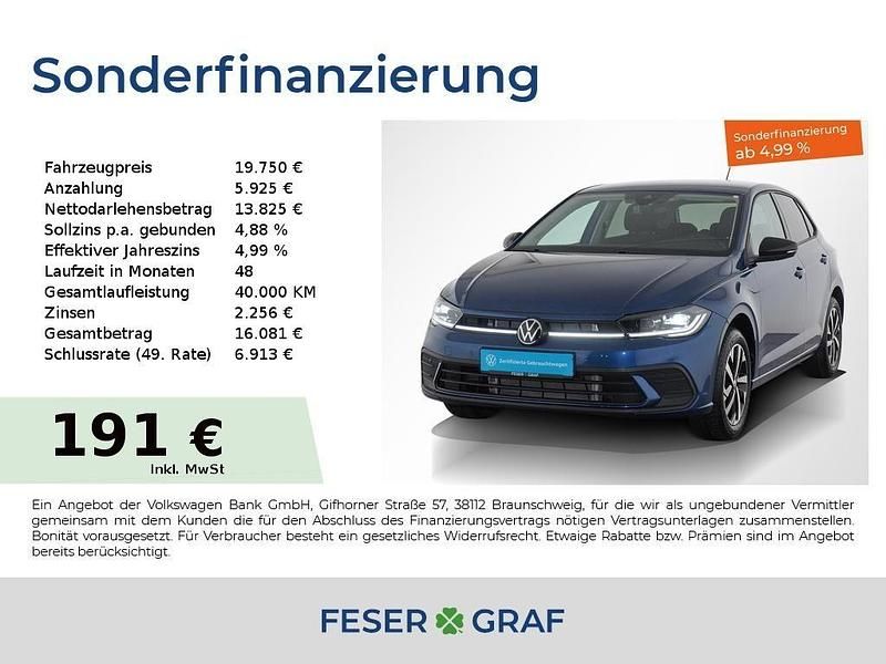 Reef blue metallic Gebraucht 2024 VW Polo Move Limousine | 19.750 € (Guter Preis) - Bild 1/4