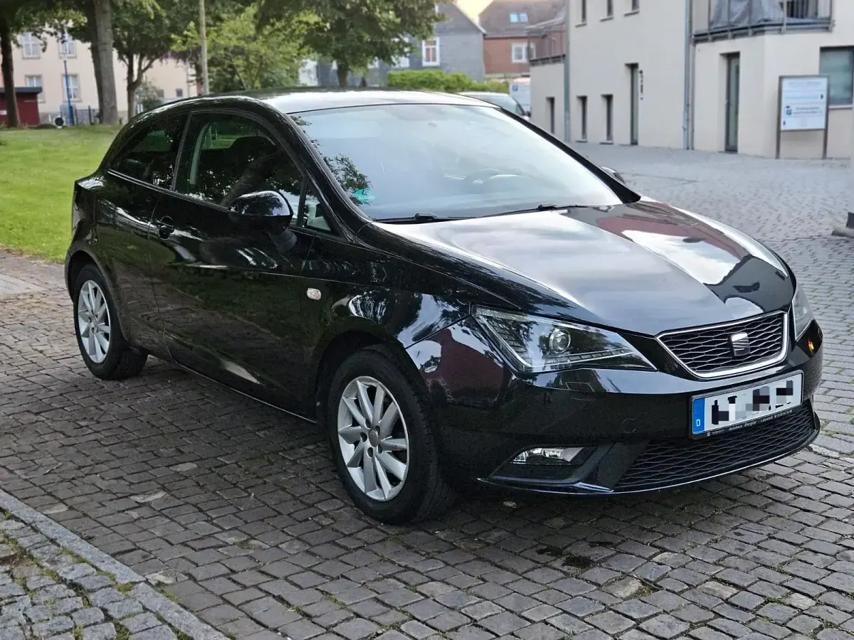 Gebraucht Seat Ibiza 86 PS (63 kW) 2012 Schwarz Kleinwagen
